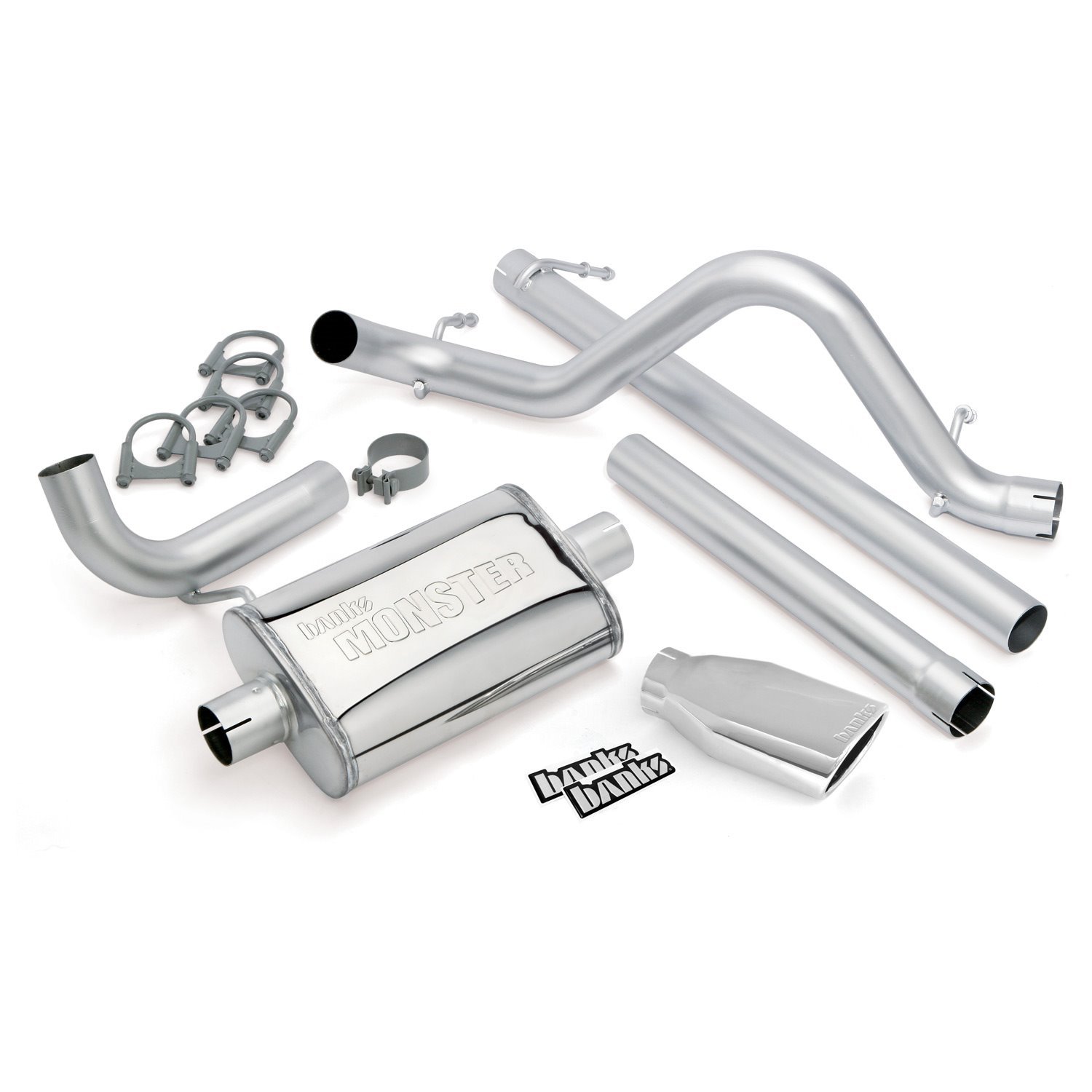 Monster Exhaust System 2007-11 Jeep Wrangler Unlimited 4-Door