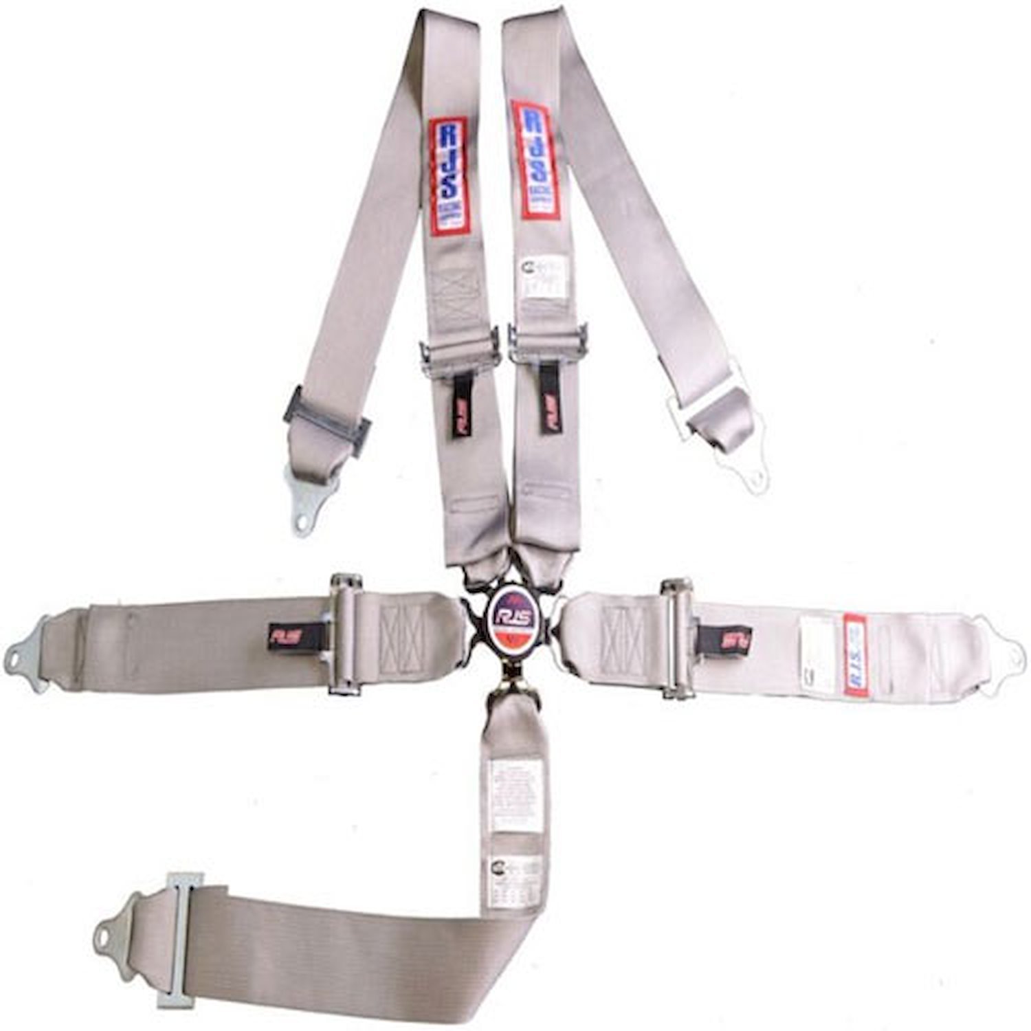 5-Point Cam-Lock Racing Harness Grey