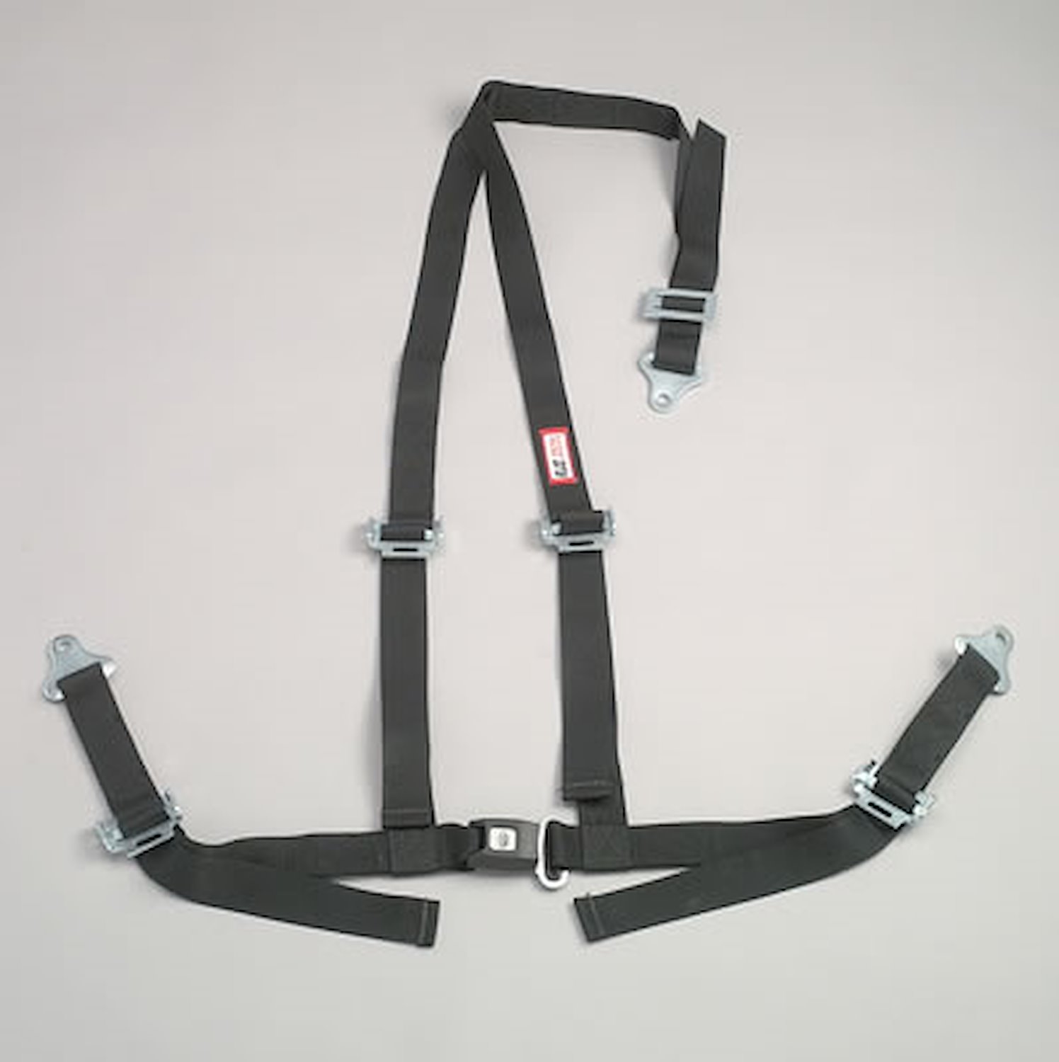 NON-SFI B&T HARNESS 2 PULL UP Lap Belt BOLT 2 S. H. Individual ROLL BAR Mount WRAP/BOLT GRAY