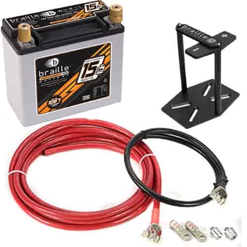 Advanced AGM Lightweight Racing Battery Kit Includes: Braille