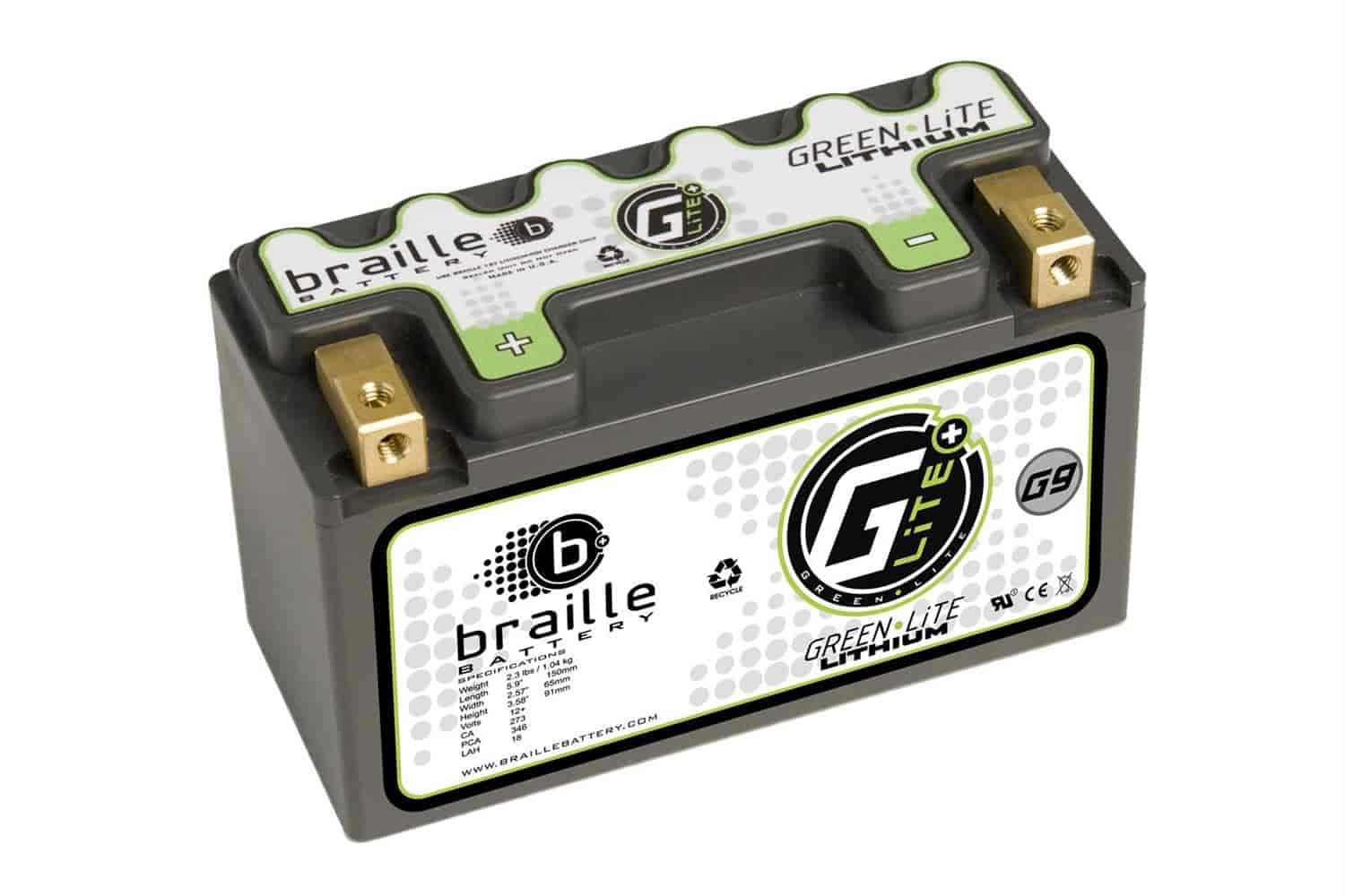 Green-Lite Lithium Ion 12-Volt Battery BCI Group Size: TX-9