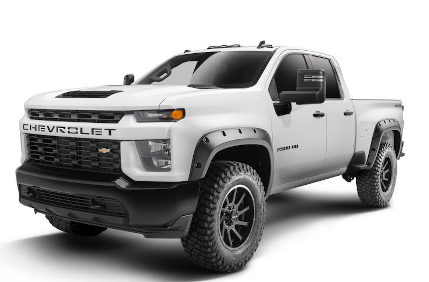 Forge Front/Rear Fender Flares for Late-Model Chevy Silverado