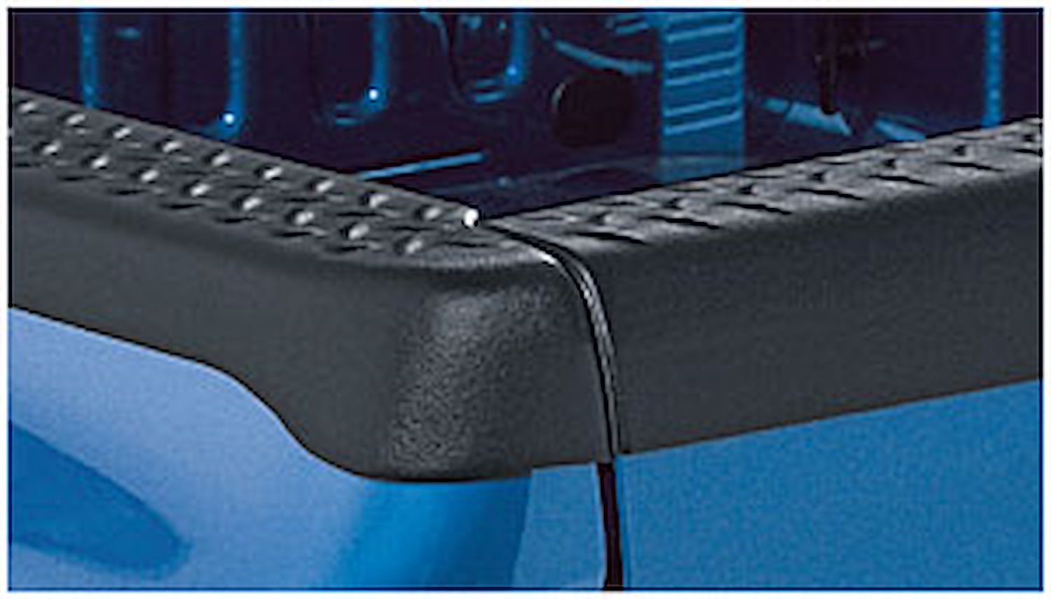 Diamondback Style Bedrail Caps 1994-2001 Ram Pickup 1500