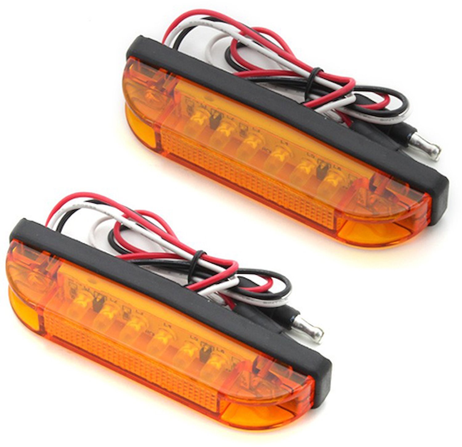 2-Wire LED Marker Light Kit For Flat Style Flares