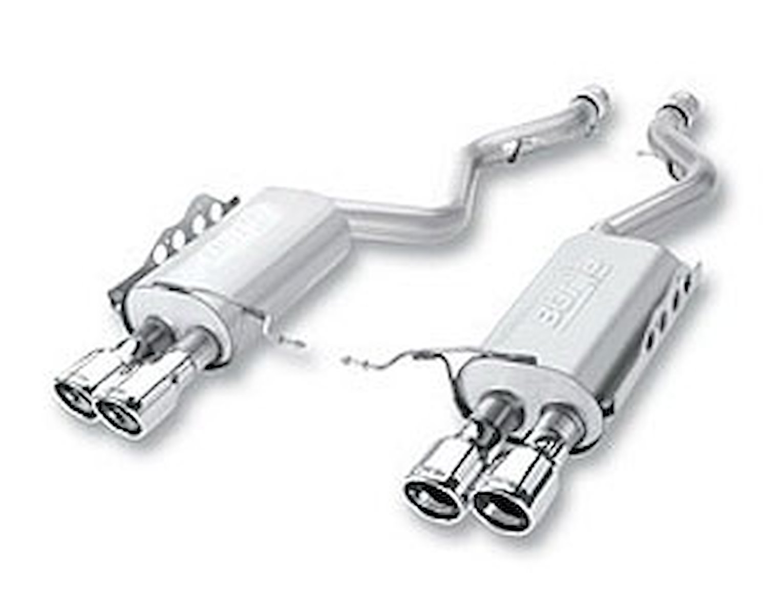 Rear-Section Exhaust System 2008-11 BMW E90 M3 Sedan 4.0L