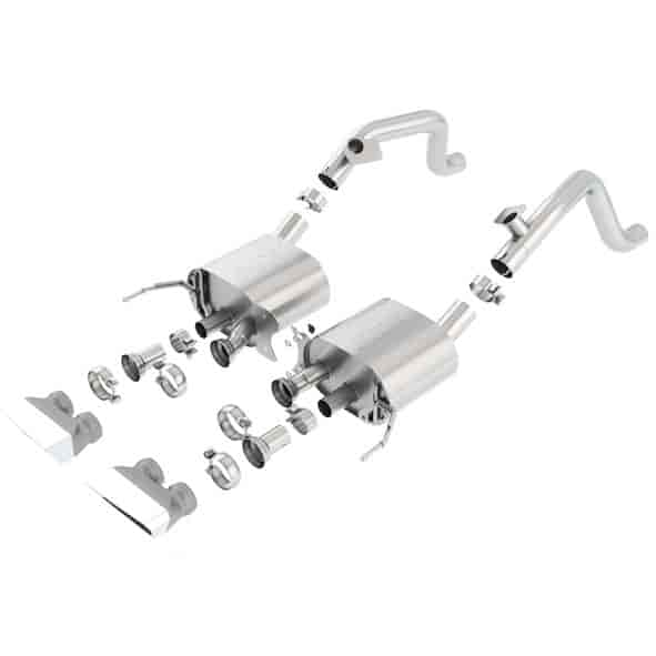 Rear-Section Exhaust System 2014-15 Chevy Corvette C7 6.2L