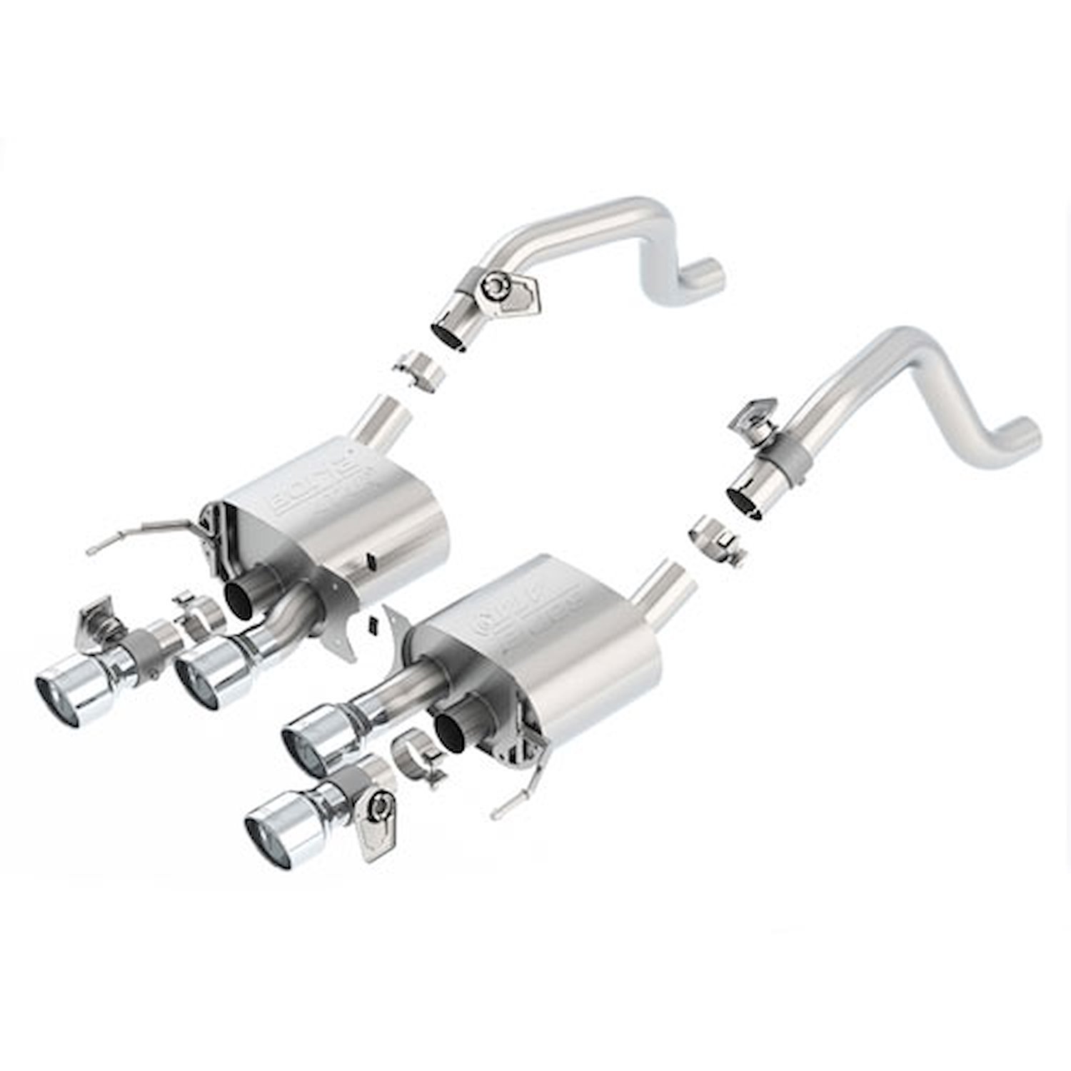 Axle-Back Exhaust System 2014-2019 Chevy Corvette C7 6.2L