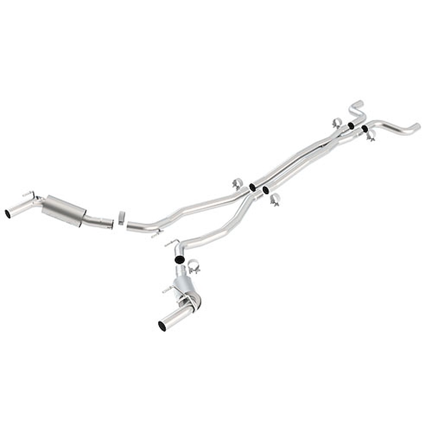 Cat-Back Exhaust System 2010-13 Camaro SS 6.2L V8 With Factory Ground Effects