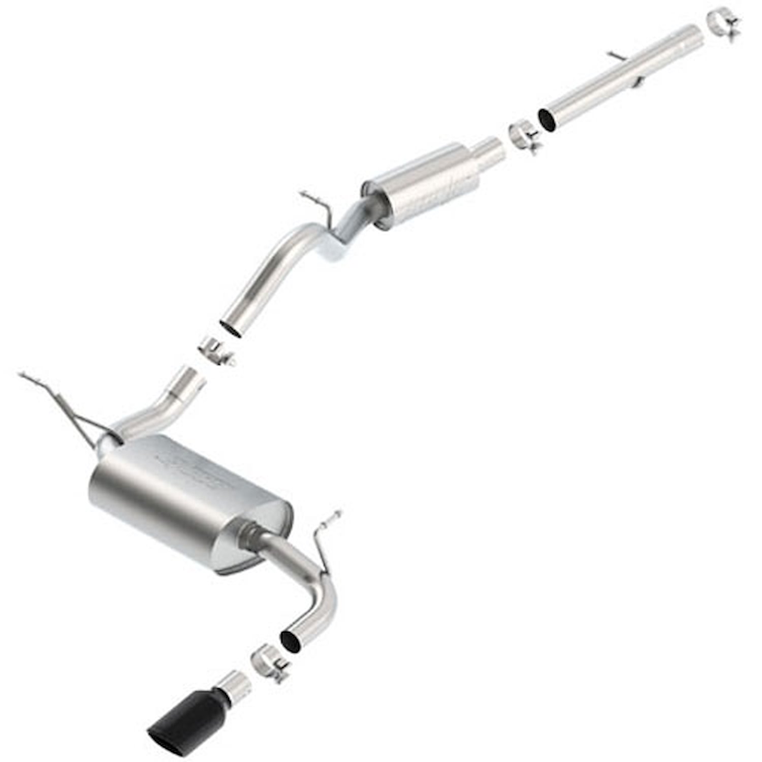 Cat-Back Exhaust System 2012-2018 Jeep Wrangler JK Unlimited 3.6L