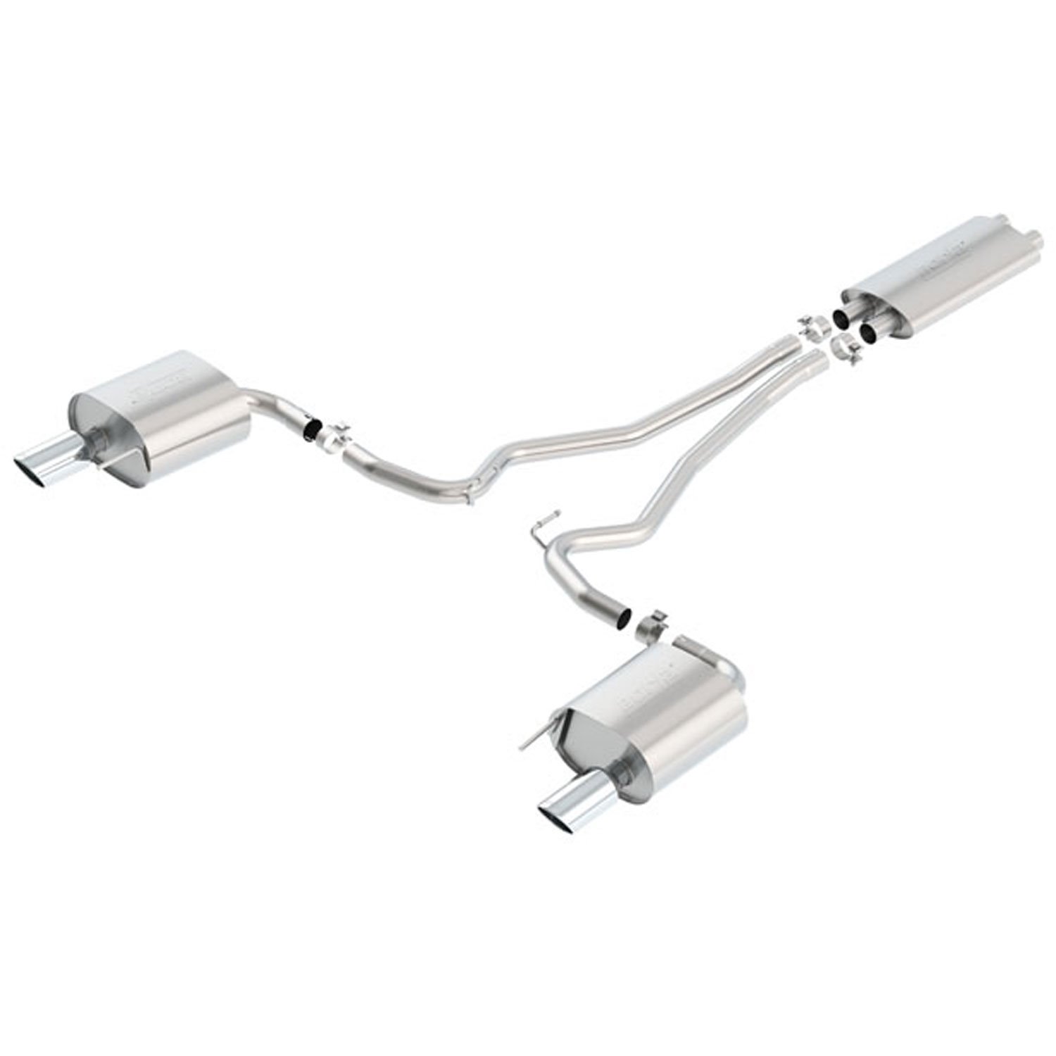 Cat-Back Exhaust System 2015-17 Ford Mustang V6