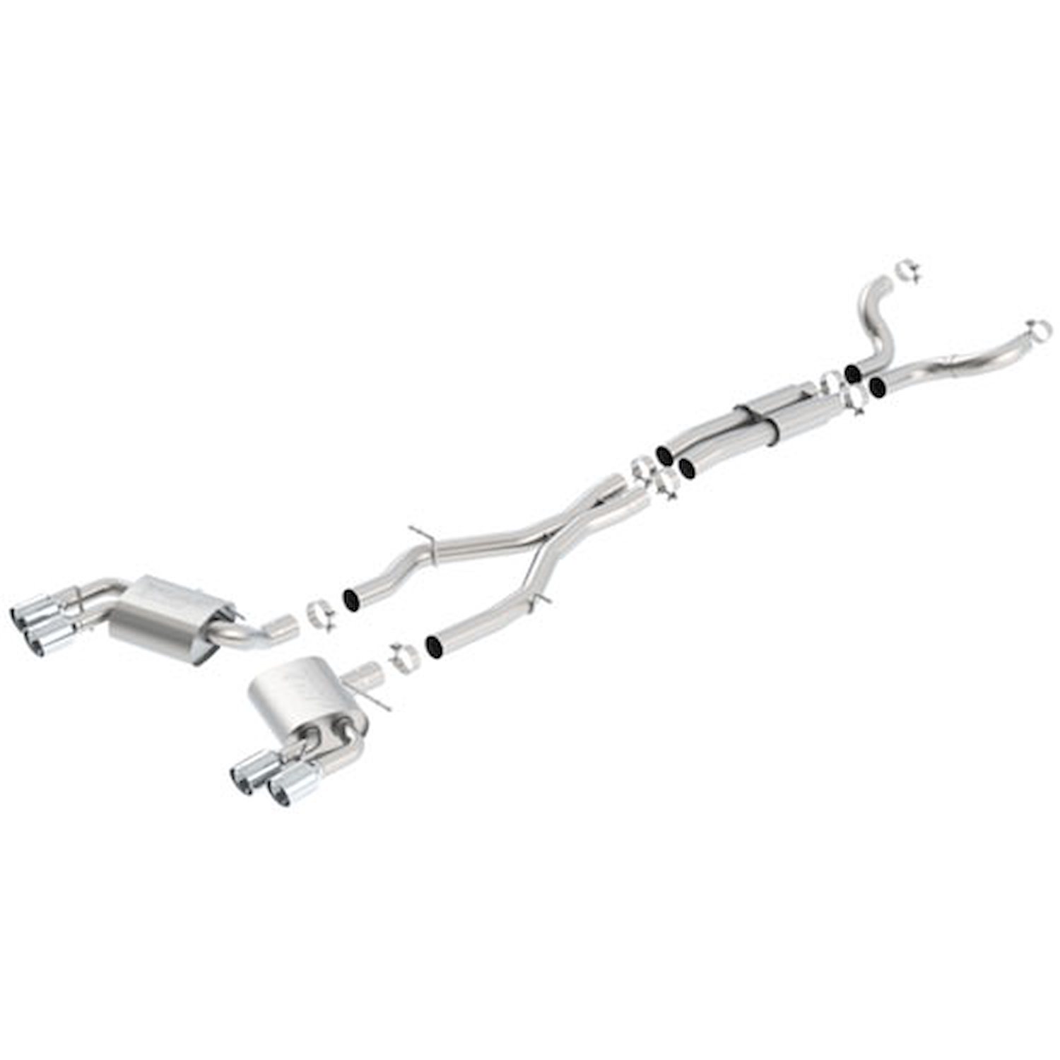 Cat-Back Exhaust System with ATAK Mufflers for 2016-2018 Camaro SS 6.2L