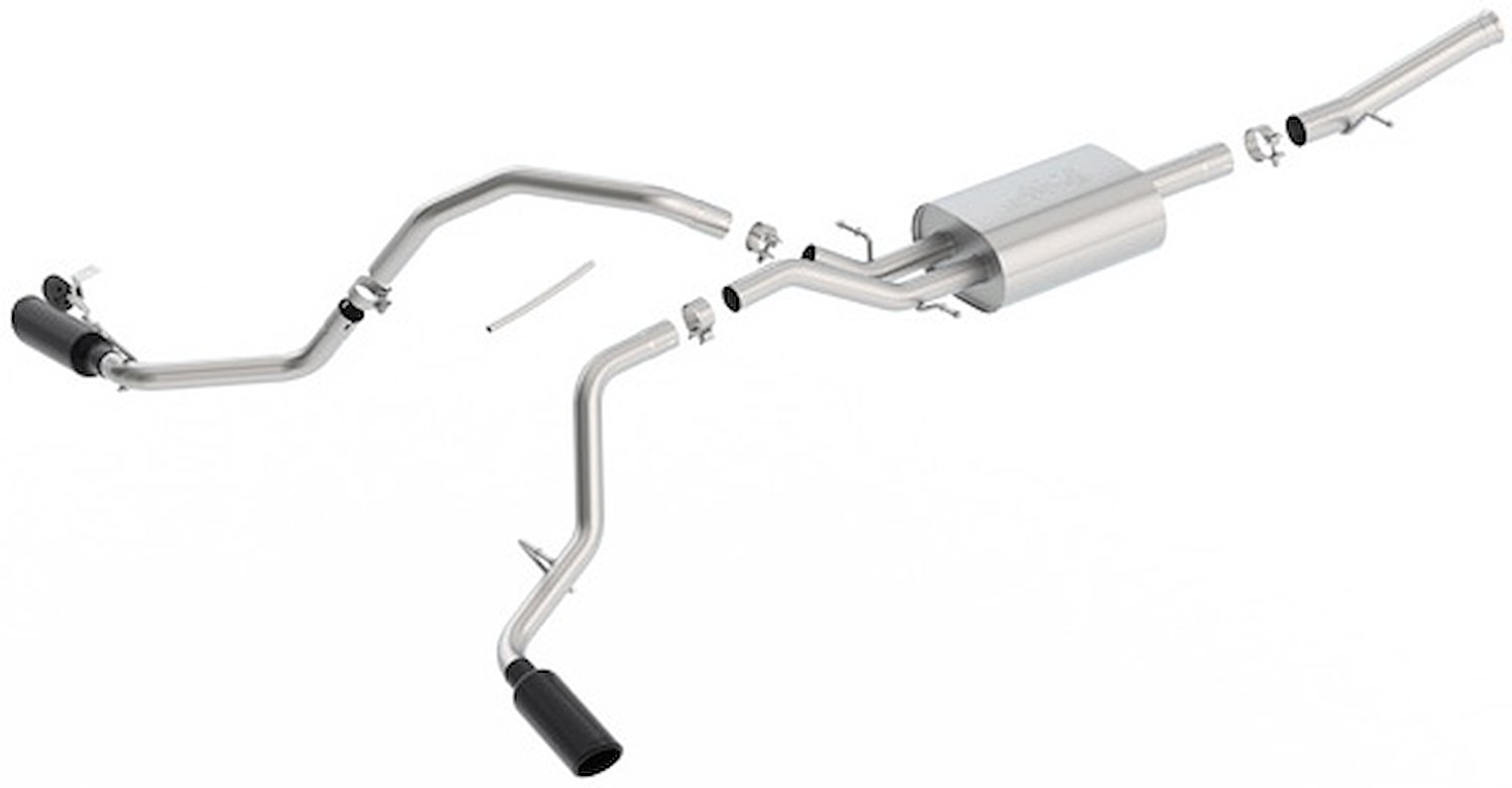 Cat-Back Exhaust System With S-Type Mufflers for 2014-2018 Silverado/Sierra 1500 5.3L