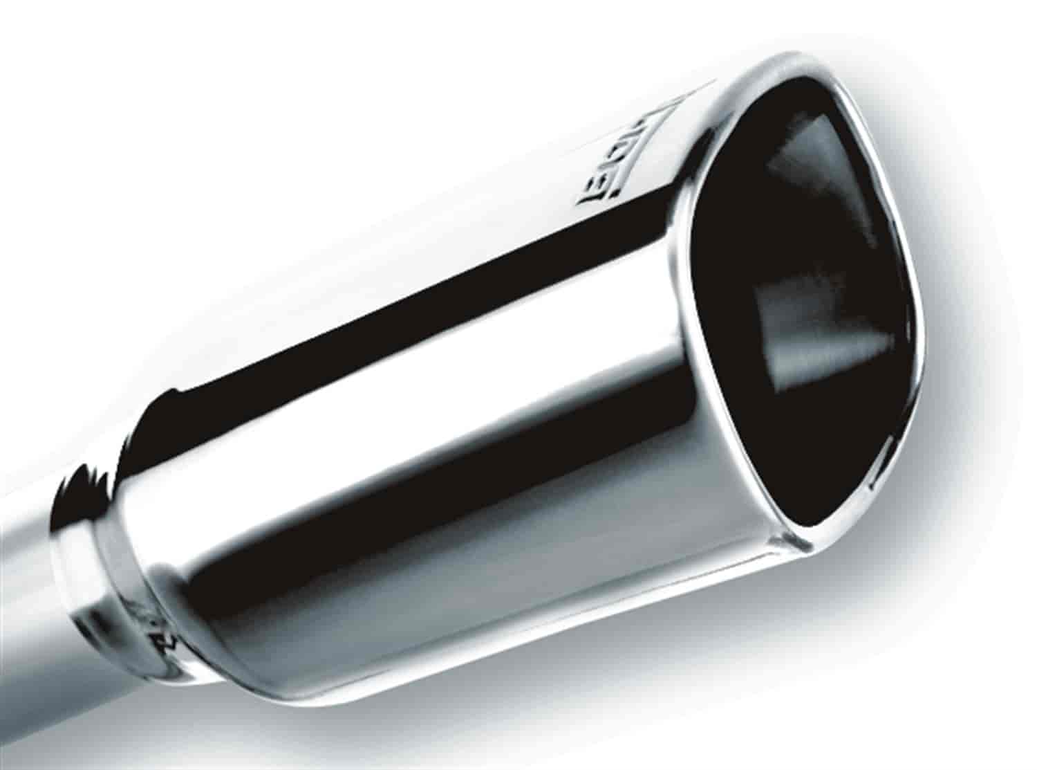 Stainless Steel Exhaust Tip Outlet Size: 3.28" x 3.5"
