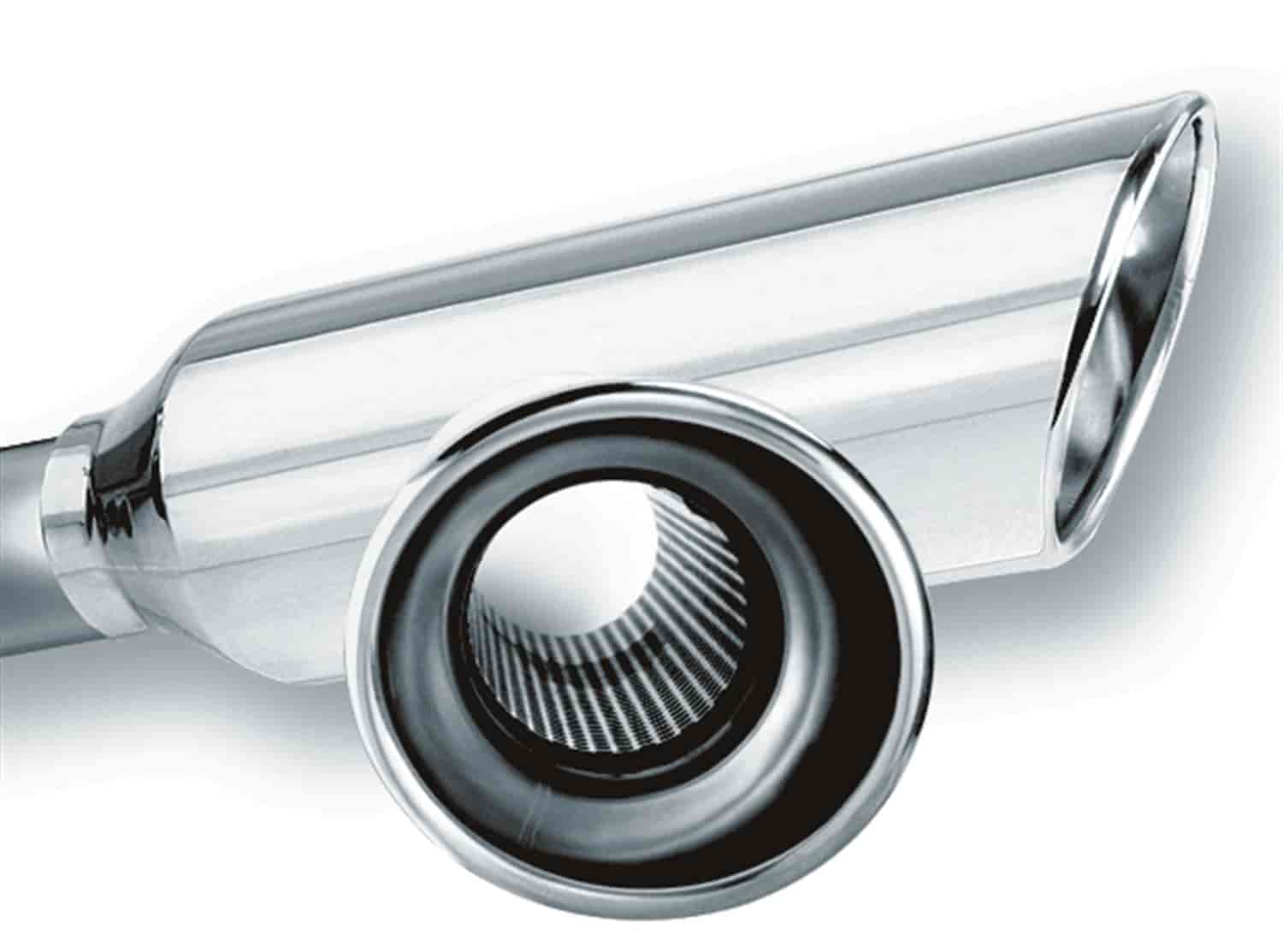Stainless Steel Exhaust Tip Outlet Size: 4