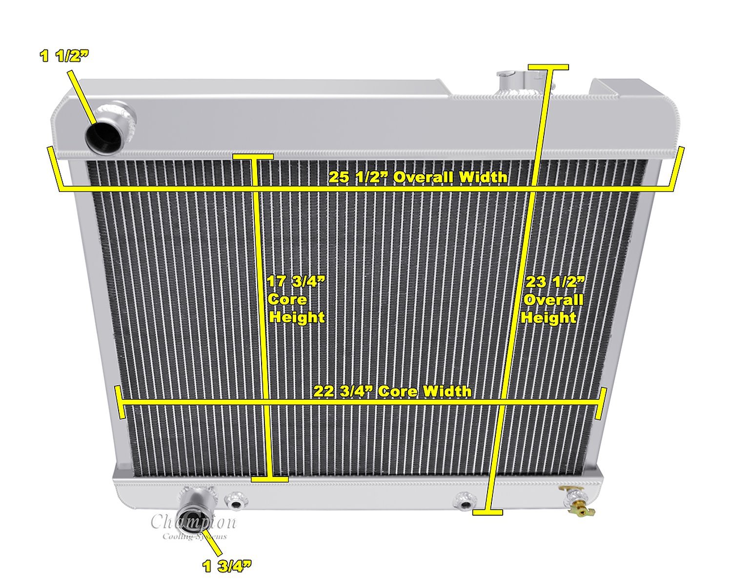 All-Aluminum Radiator 1960-1965 Cadillac