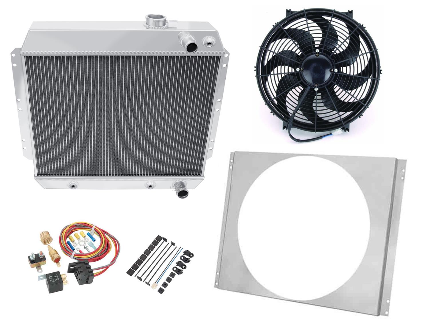 GM LS Conversion Radiator Kit for 1949-1954 Chevy