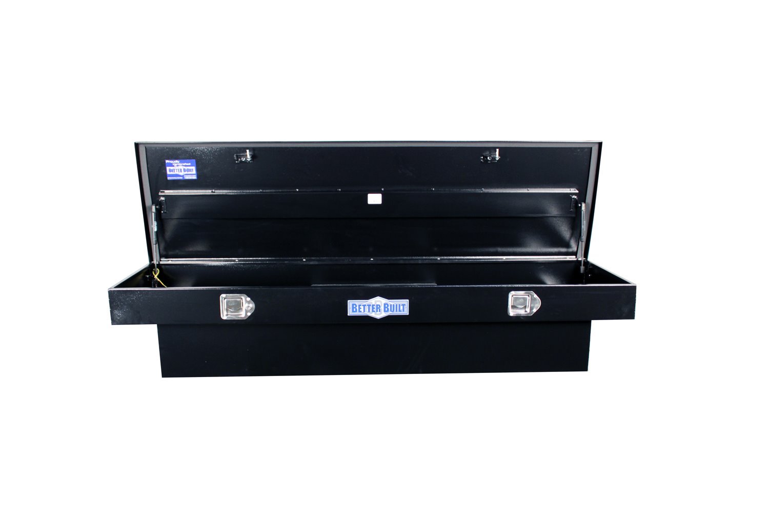 63 Crossover Single Lid Black Steel Truck Tool Box for Mid-Size Truck