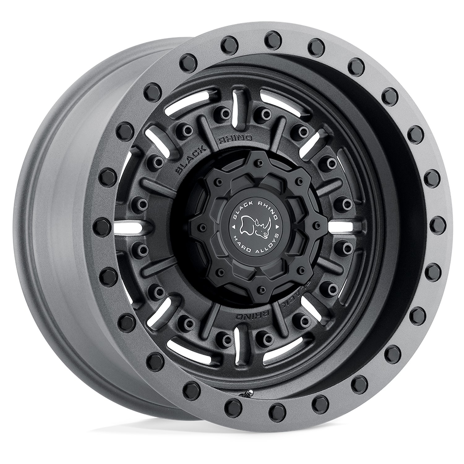 1785ABR-86140G12 ABRAMS Wheel [Size: 17" x 8.50"] Textured Matte Gunmetal