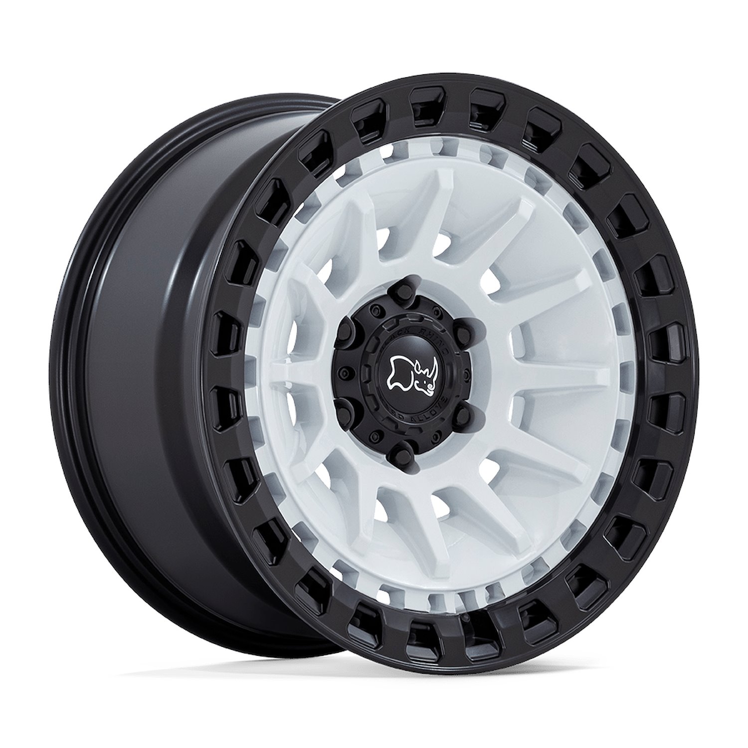 BR009WM18905000 BARRAGE Wheel [Size: 18" x 9"] Gloss White on Matte Black