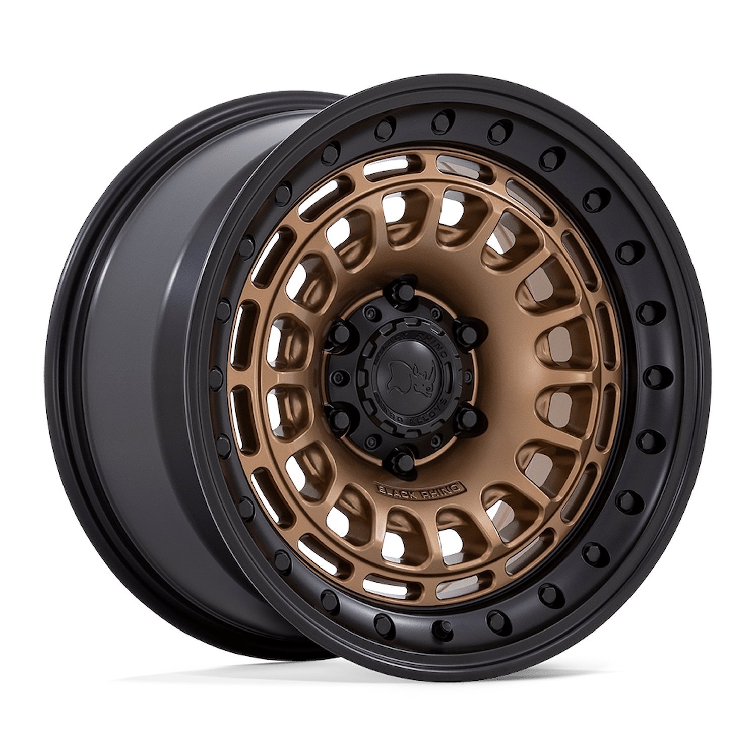 BR014ZB17906800 BR014 SAHARA Wheel [Size: 17" x 9"] Matte Bronze w/Gloss Black Lip