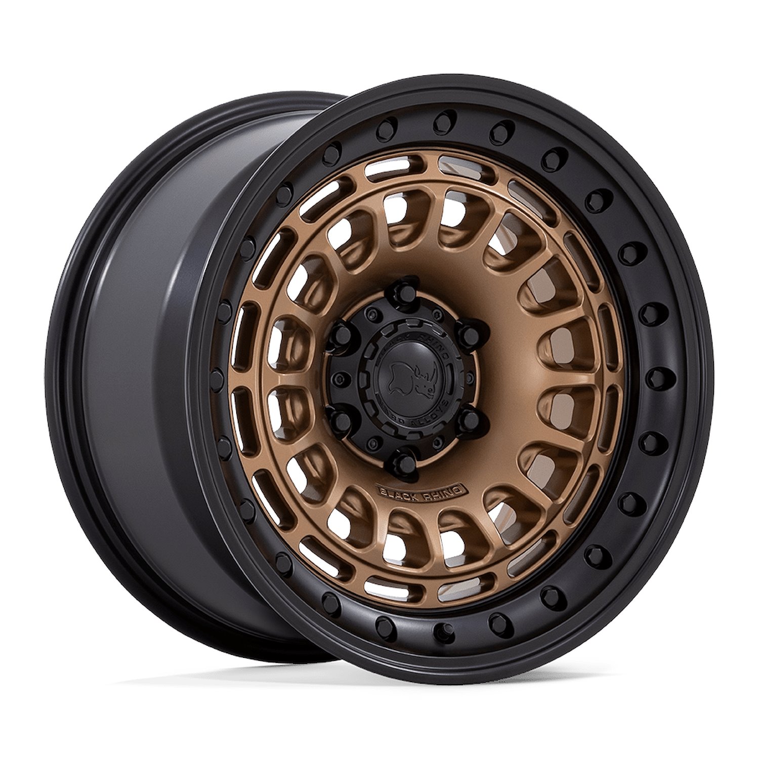 BR014ZB17905012N BR014 SAHARA Wheel [Size: 17" x 9"] Matte Bronze w/Gloss Black Lip
