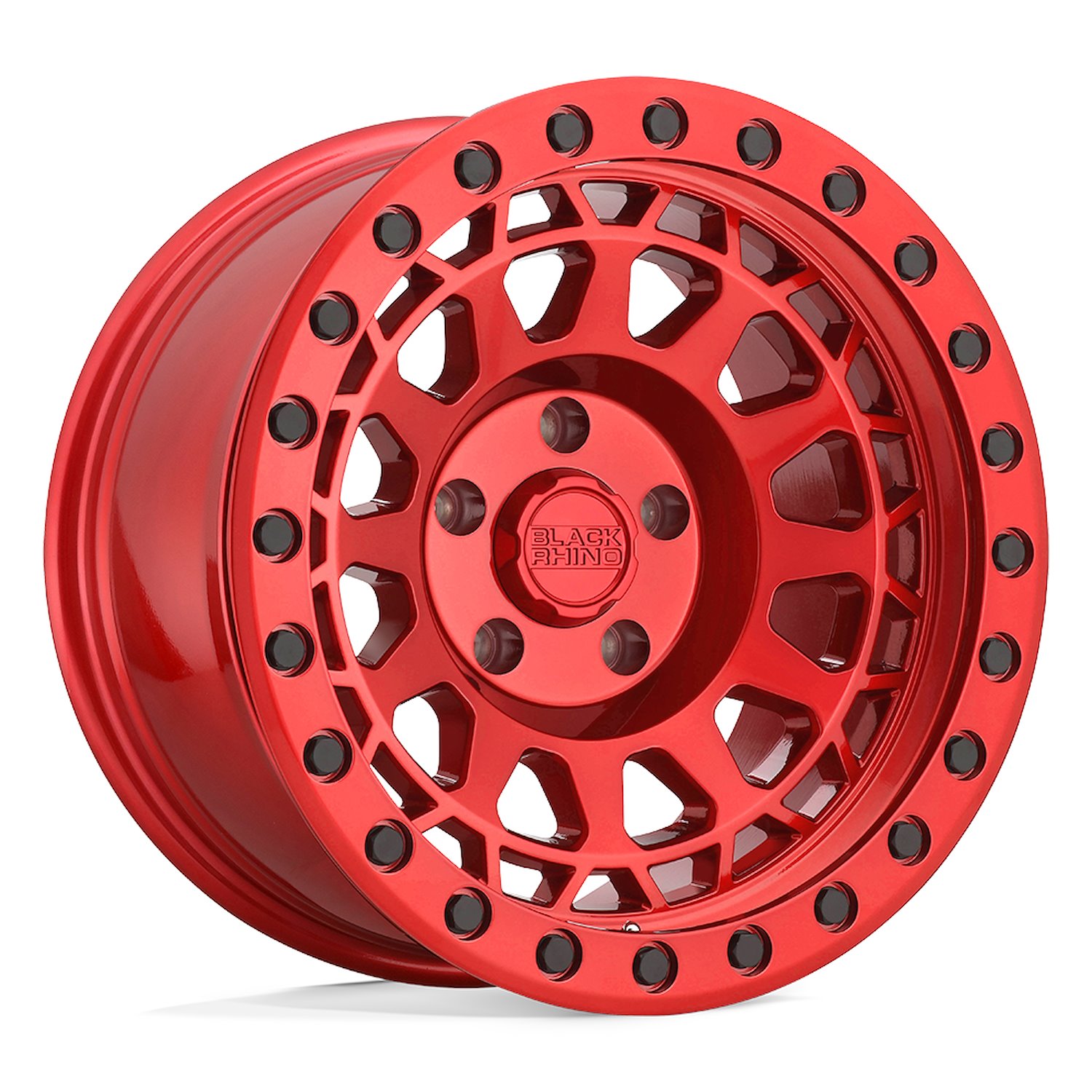1790PRM-26140R12 PRIMM Wheel [Size: 17" x 9"] Candy Red w/Black Bolts
