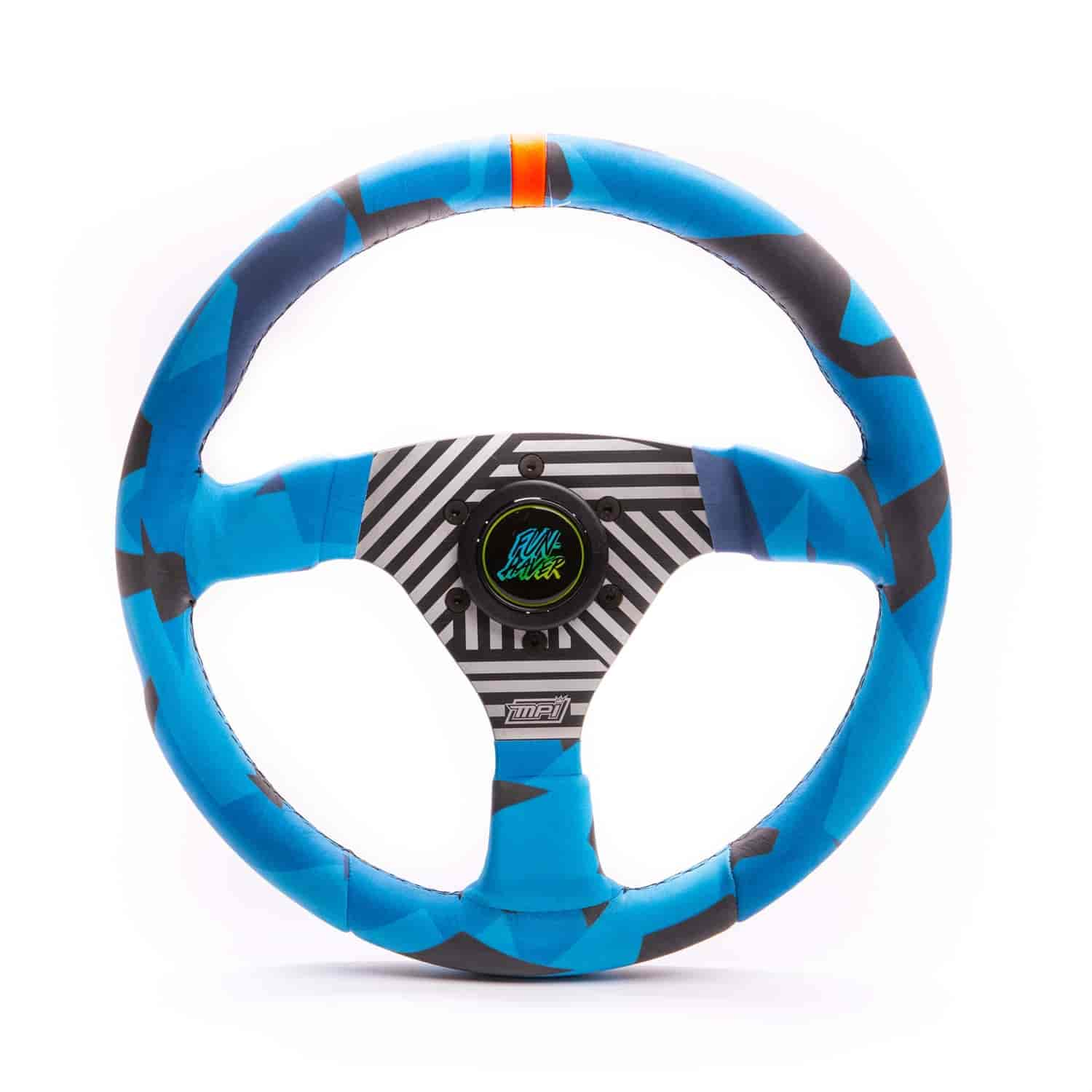 Vaughn Gittin Jr. UTV Wheel - Blue Geometric Camouflage