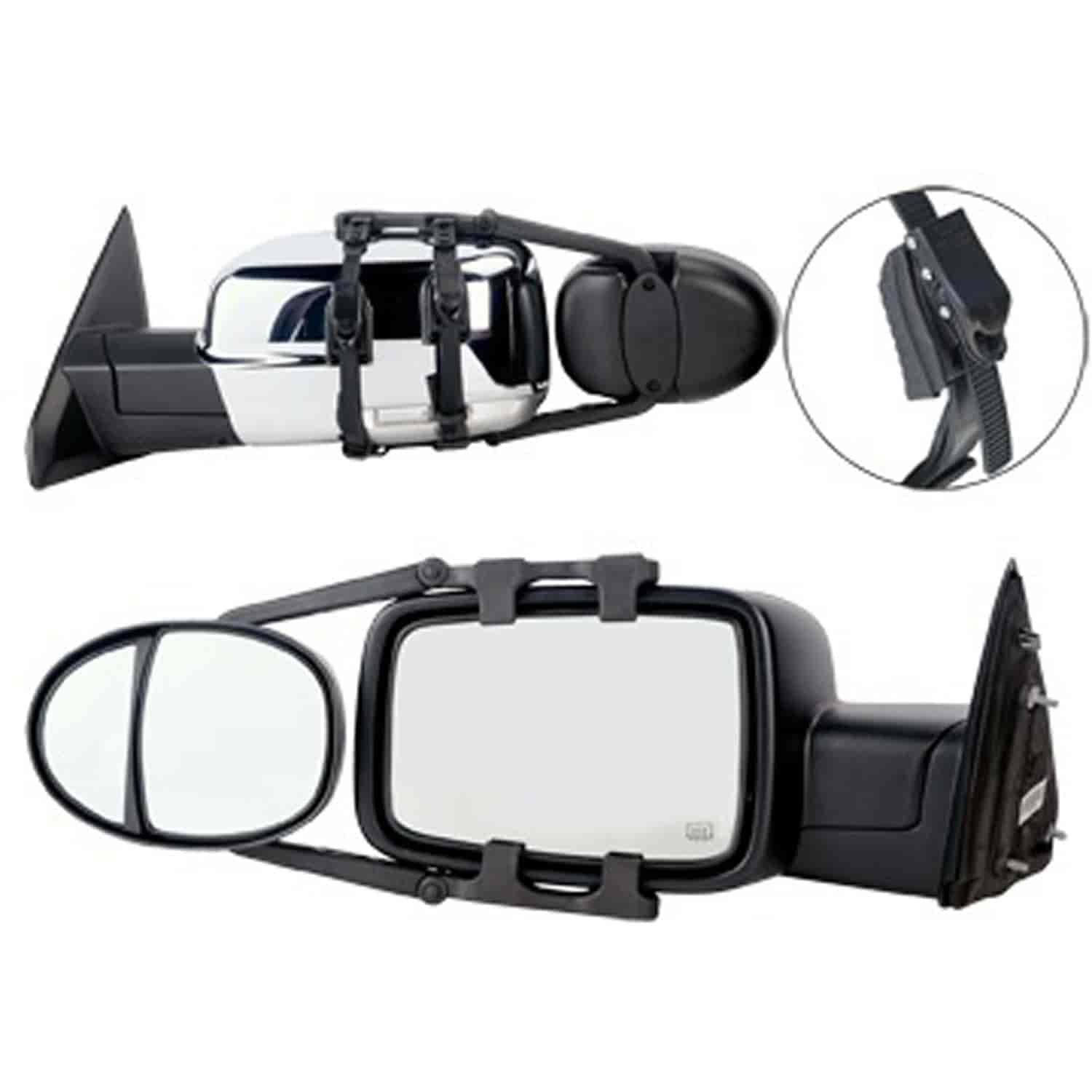 K-Source 3990: Universal Towing Mirror This is 5 inches by 7 inches with  two mirror lenses. - JEGS High Performance