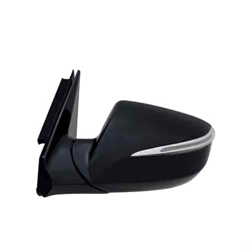 OEM Style Replacement Mirror for 13-17 HYUNDAI Santa Fe Sport black PTM cover w/turn signal foldaway
