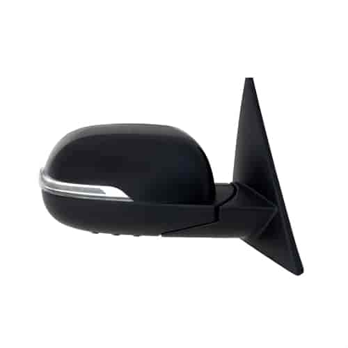 OEM Style Replacement Mirror for 14-17 KIA Soul textured black w/PTM cover w/turn signal memory powe