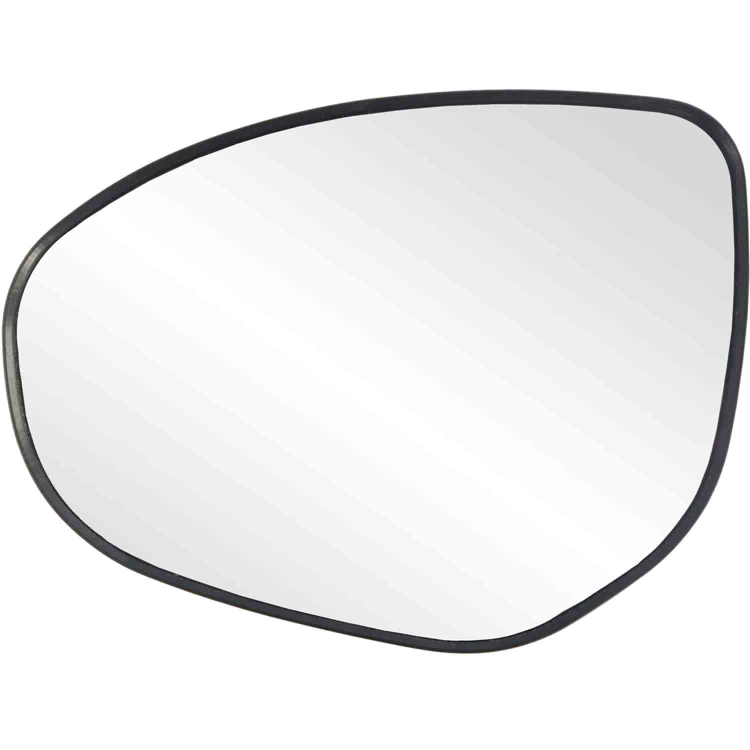 Replacement Glass Assembly for 11-14 Mazda 2 w/o Blind Spot lens; 10-13 Mazda 3 w/o Blind Spot lens