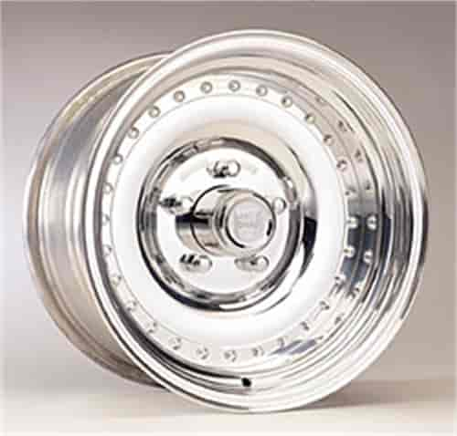 *Blemished* Legend Auto Drag III Polished 15x8 3.5 backspace -25mm offset 5 x 5.0 Bolt Circle