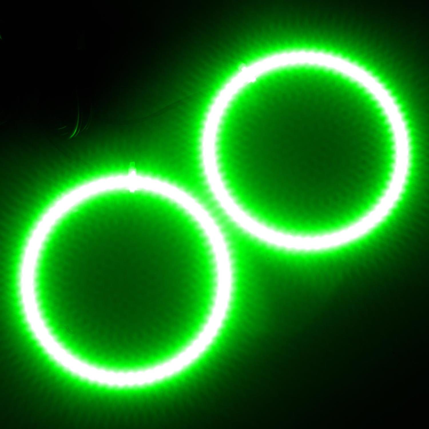 1265-004 LED Waterproof Fog Halo Kit, Green