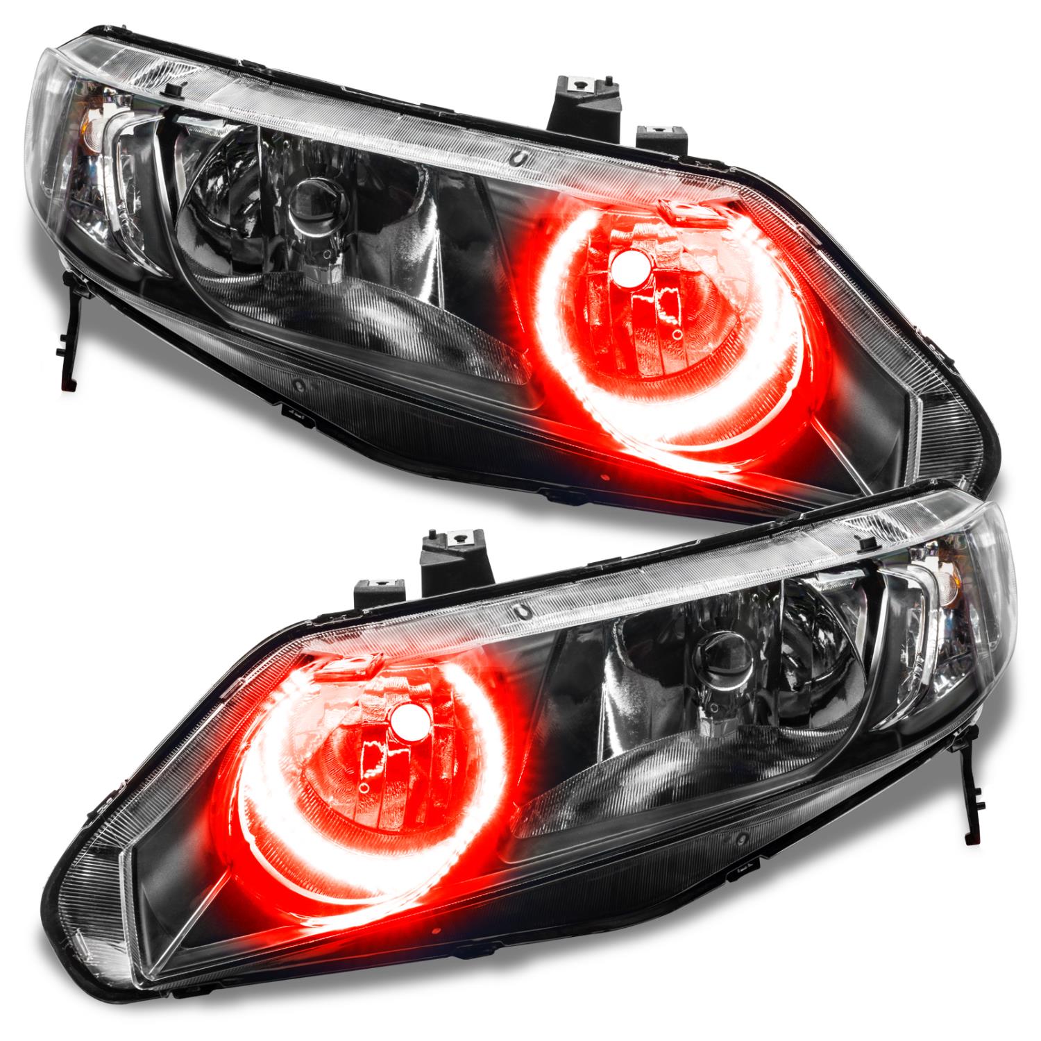 LED Halo Kit For 2006-2011 Honda Civic 4-Door [Red]