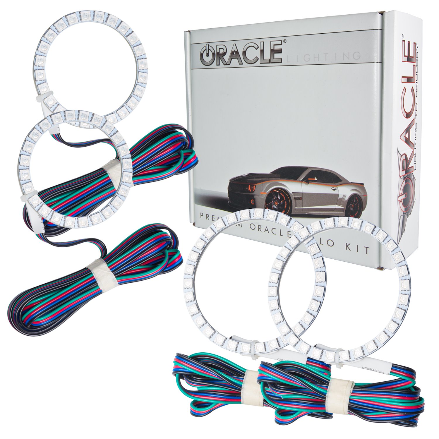 Nissan 370 Z 2009 2014 LED ColorSHIFT Dual Halo Kit 2.0