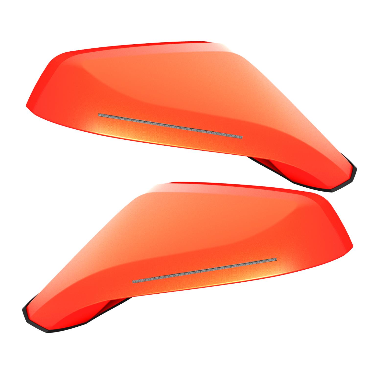 Chevy Camaro ORACLE Concept Side Mirrors - Inferno Orange GCR - Dual Intensity