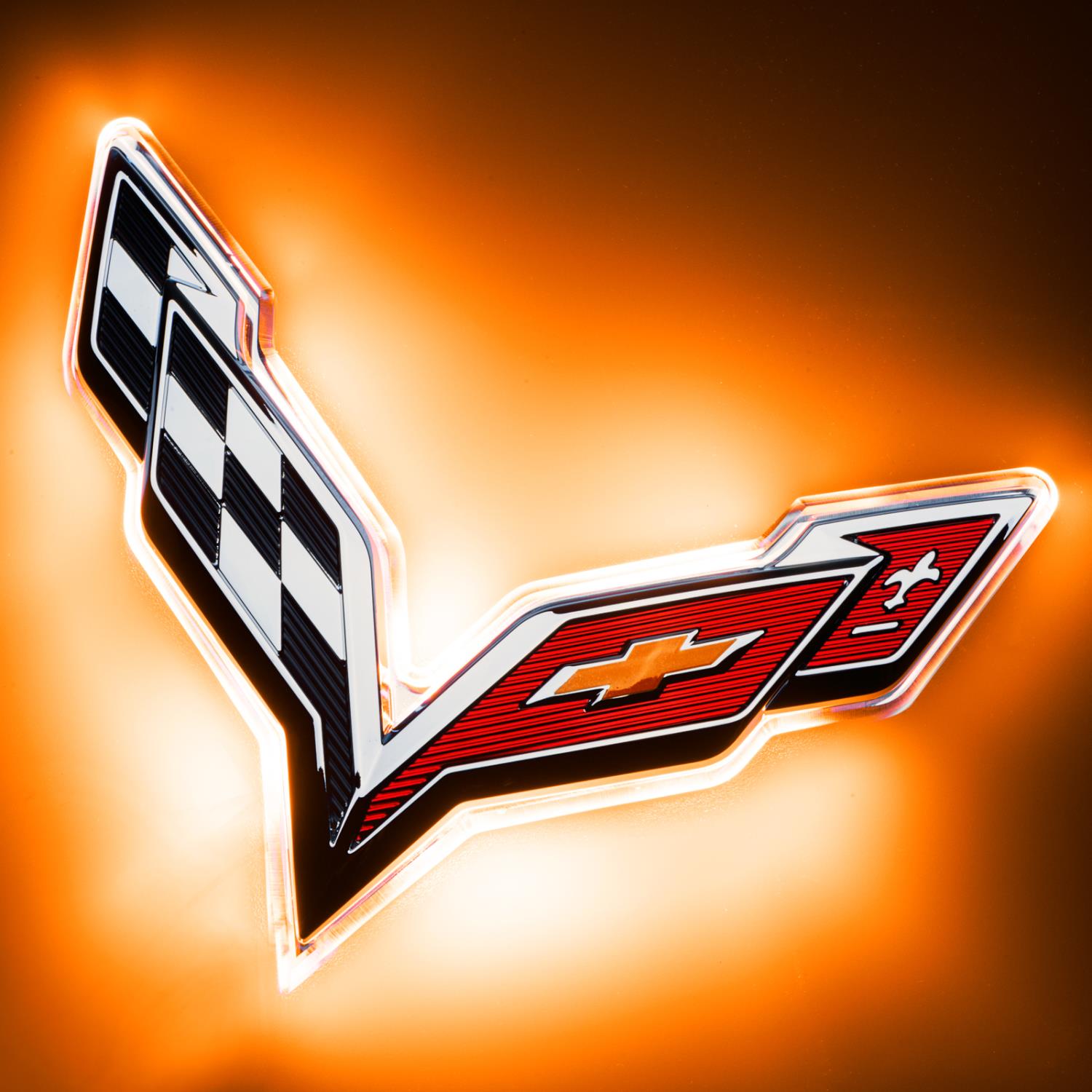 Corvette C7 Rear Illuminated Emblem Dual Intensity