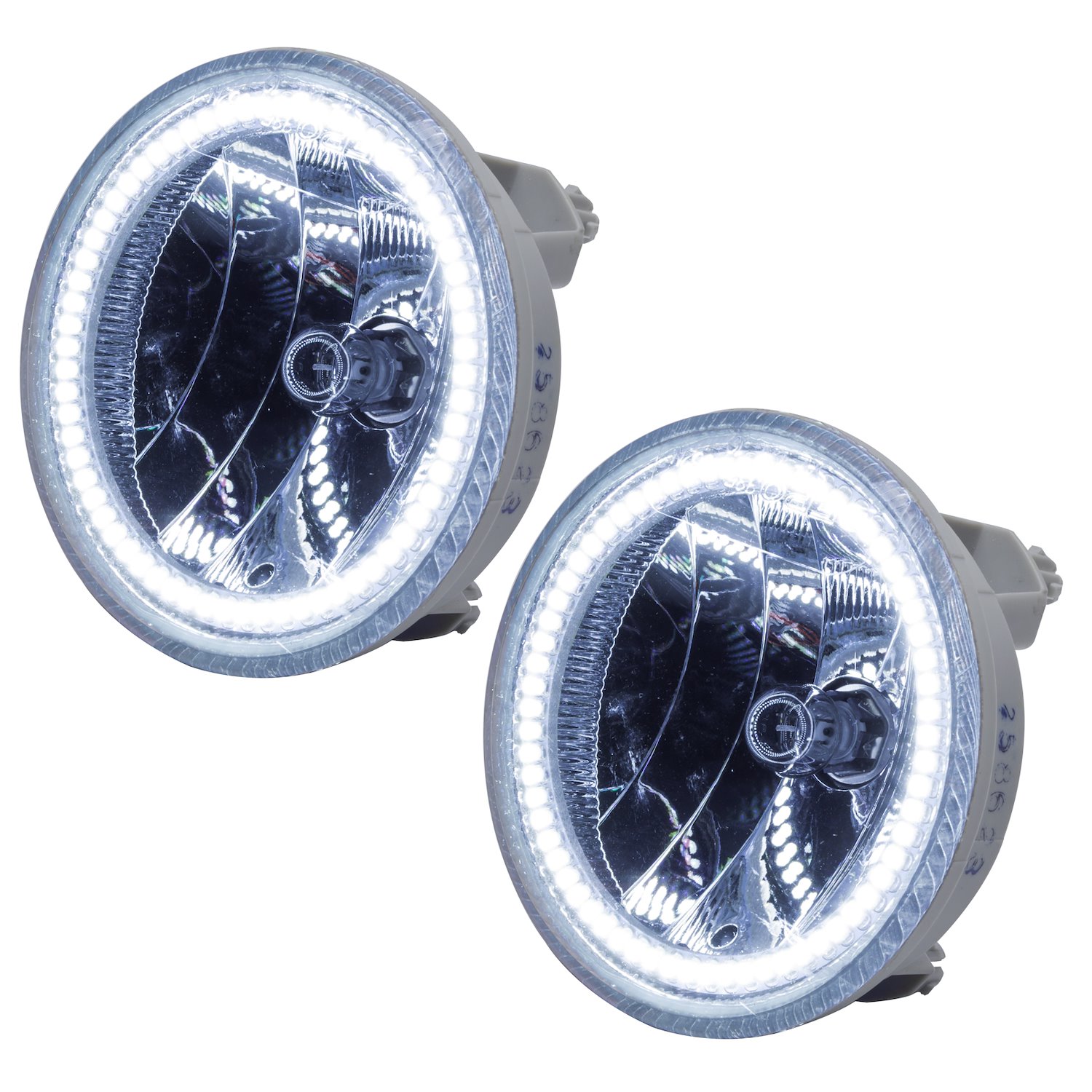 LED HALO Fog Light Assembly Comes with preinstalled white LED Halos