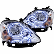 LED HALO Headlight Assembly Comes with preinstalled white LED Halos