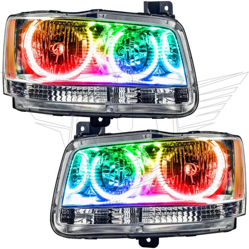 8901-334 SMD Pre-Assembled Headlights, Chrome Bezel, ColorSHIFT - No Controller