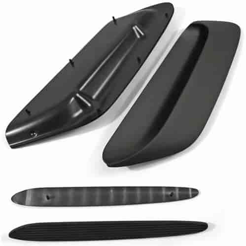 Dual Scoop Hood Ornament Set 1970-1974 Barracuda