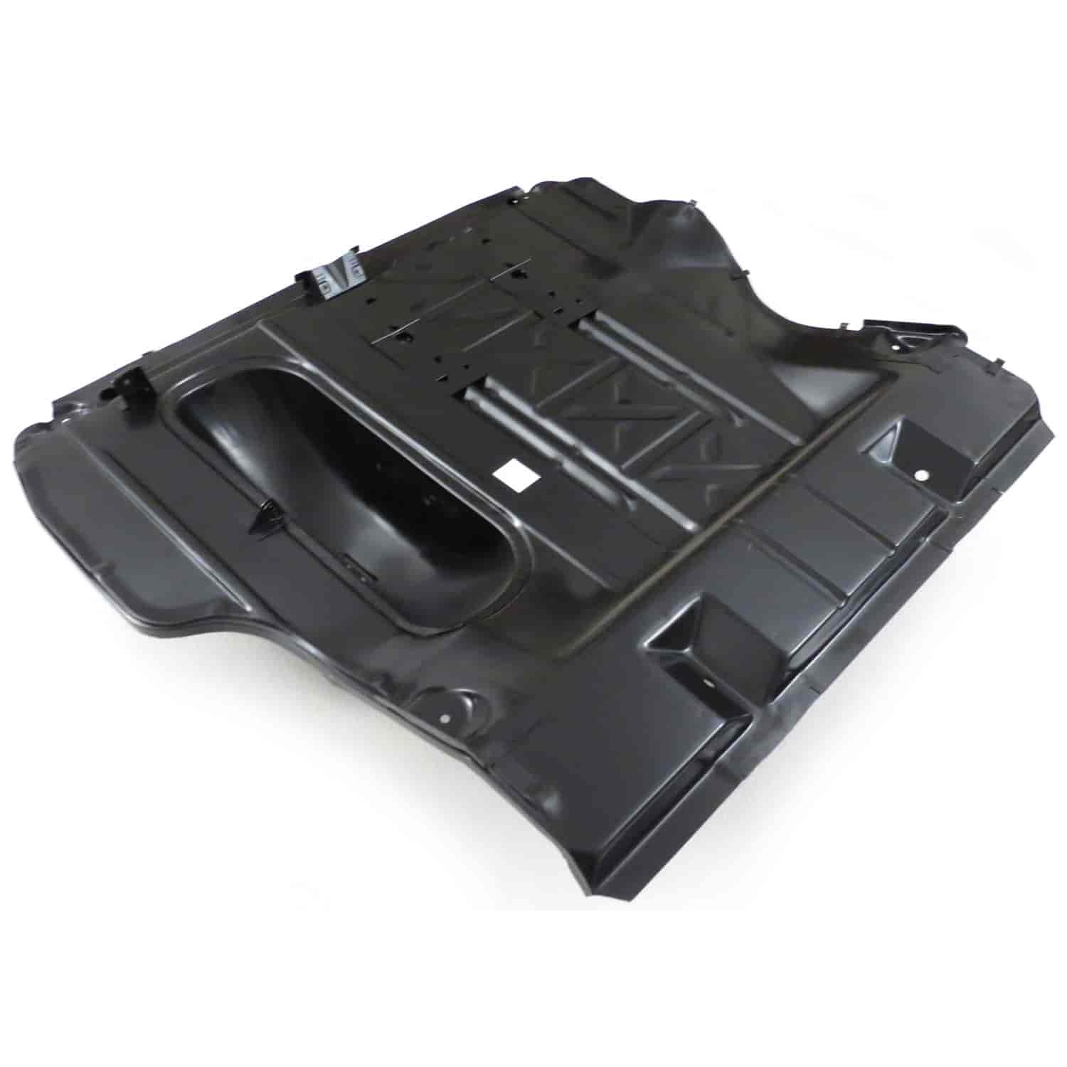 Complete Trunk Floor Pan With Spare Tire Well and Gas Tank Straps