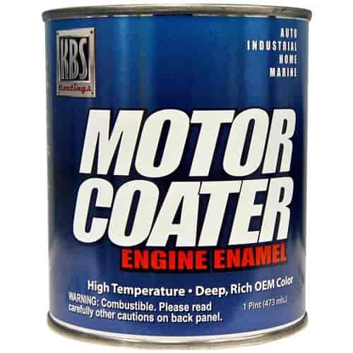 Motor Coater Engine Enamel Pint Pontiac Light Blue