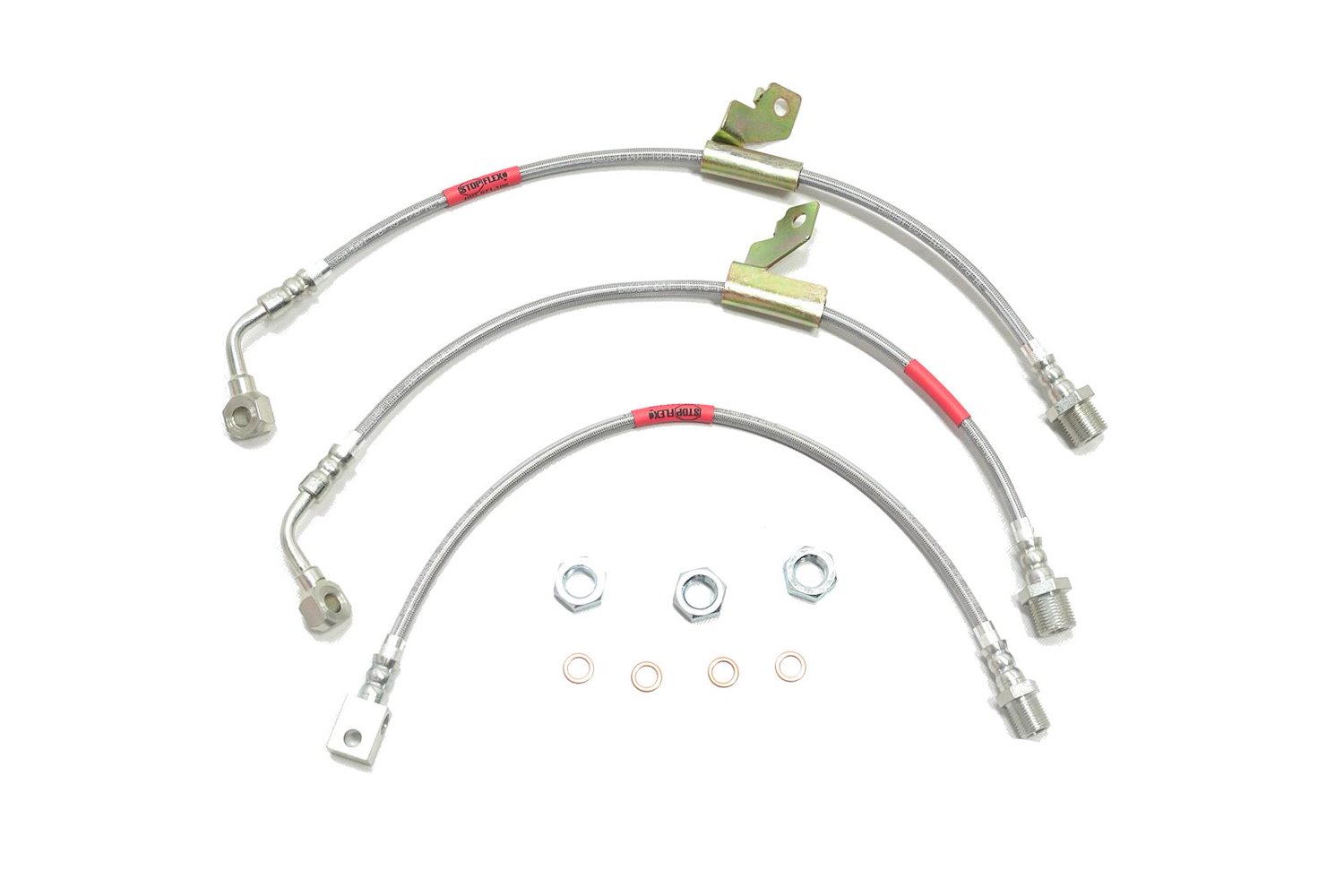 Chevy / GMC S series Blazer StopFlex Brake Hose Kit 4WD Early 91 Front Disc/Rear Drum 3 Pc. -1982 19