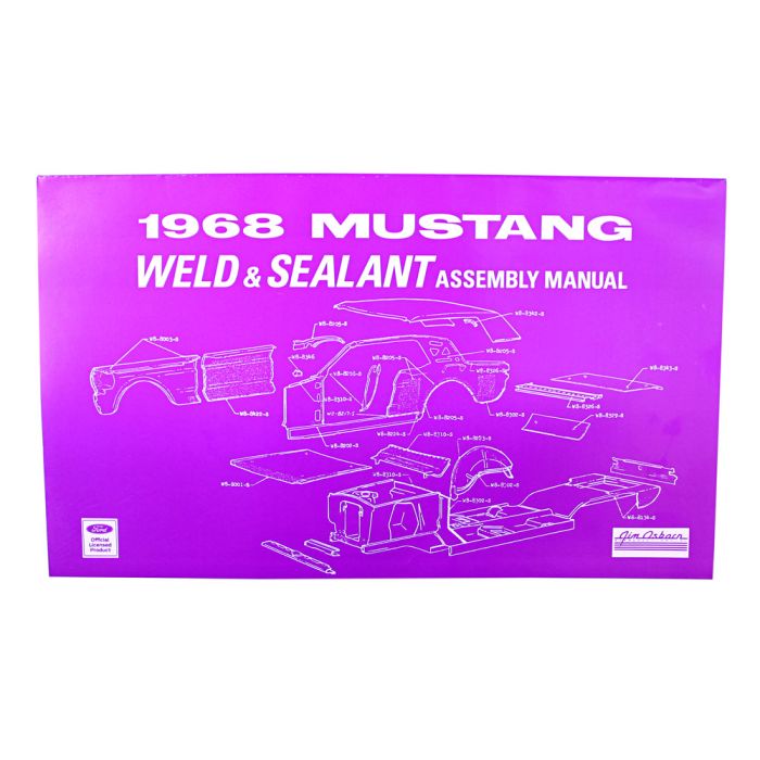 Weld & Sealant Assembly Manual for 1968 Ford