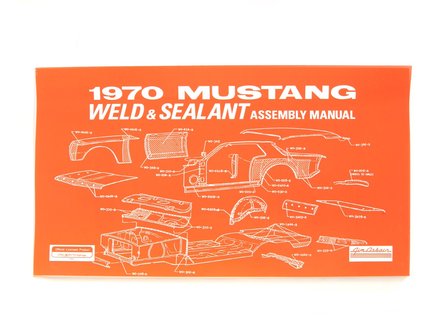 Weld & Sealant Assembly Manual for 1970 Ford Mustang
