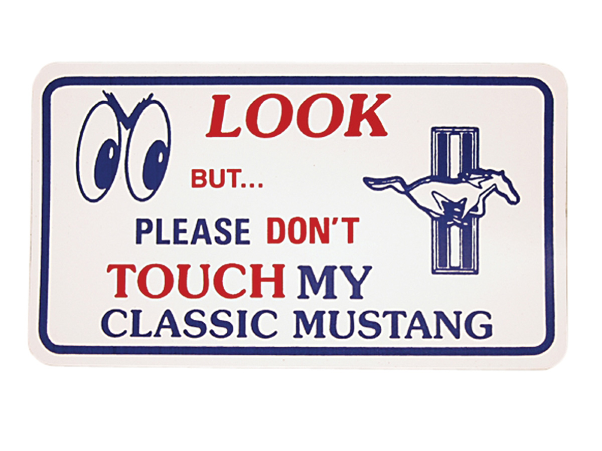 MUSTANG MAGNETIC SIGN