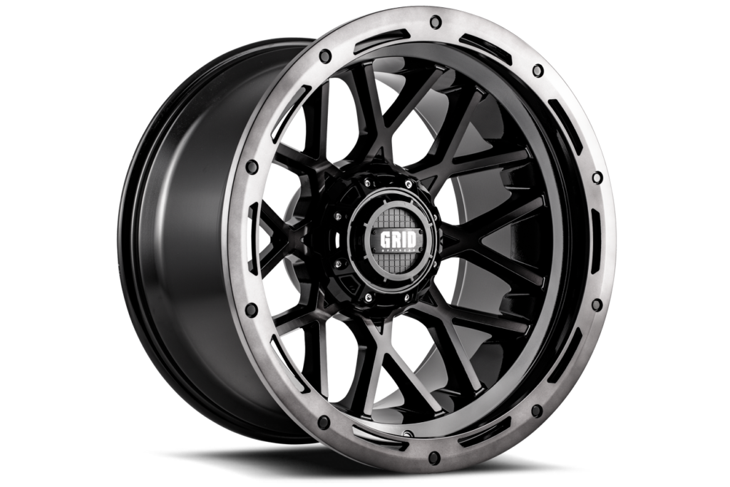 GD13-Series Wheel, Size: 20 x 9 in., Bolt Pattern: 5 x 150 mm, Offset: 15 mm [Double Dark Tint w/Gloss Black Lip]
