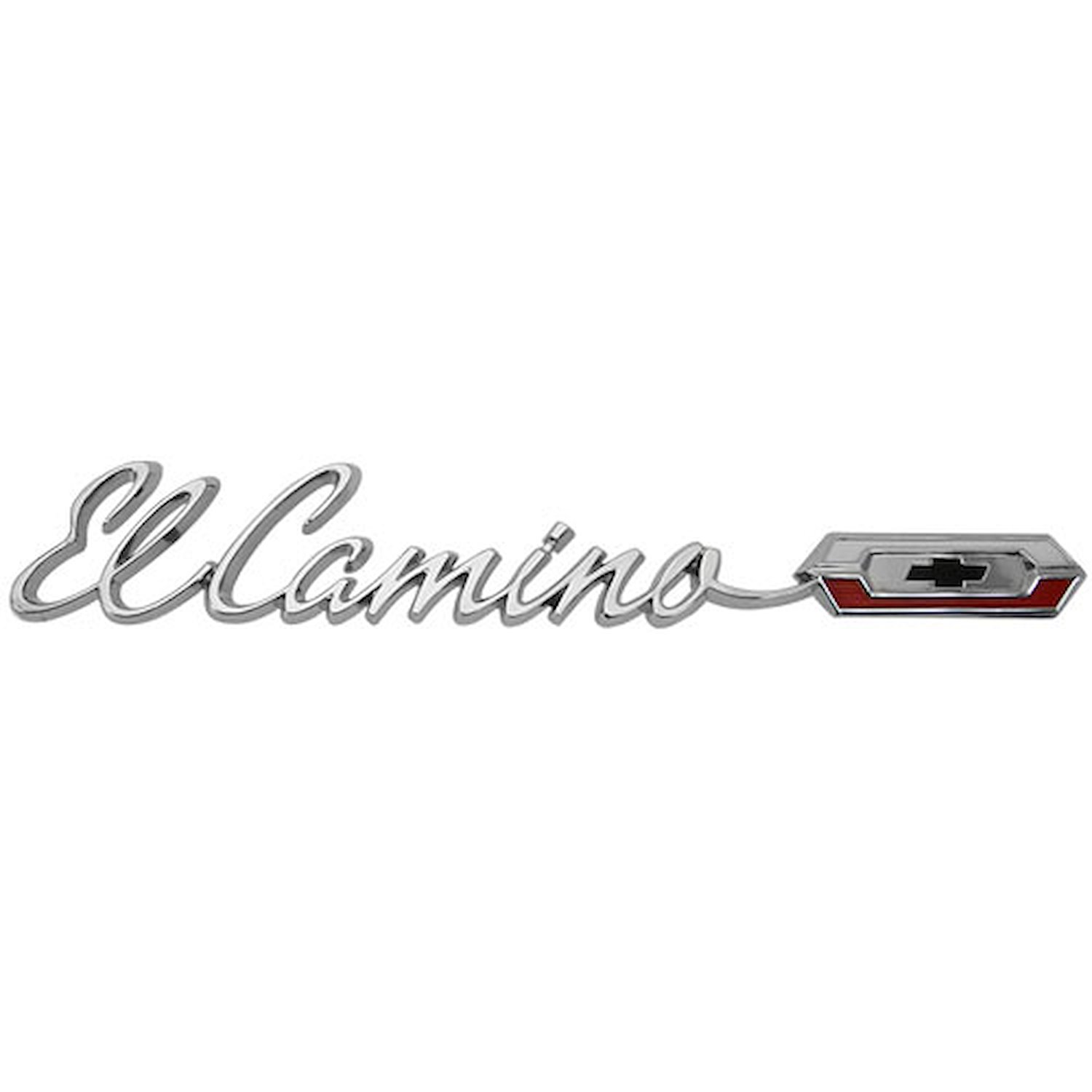 Rear Quarter Panel Emblem 1965 Chevy El Camino