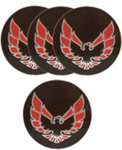 Center Cap Inserts for 1979-1981 Pontiac Firebird Snowflake